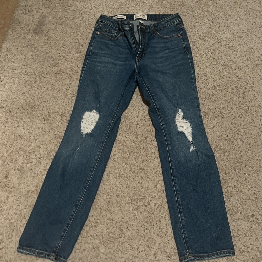 Striaght slim womens jeans